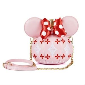 Loungefly Stitch Shoppe Minnie Mouse Ornament Crossbody Bag